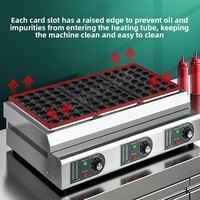 Machine à Takoyaki Géante en Acier Inoxydable à Prix d'Usine, Machine Commerciale à Takoyaki au Gaz pour Boulettes de Poulpe