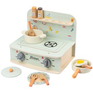 Table <span class=keywords><strong>en</strong></span> <span class=keywords><strong>bois</strong></span> pour enfants, cuisinière de <span class=keywords><strong>cuisine</strong></span>, ensemble de jeu de simulation de <span class=keywords><strong>cuisine</strong></span>, <span class=keywords><strong>jouet</strong></span> de jeu de rôle pour 3 à 6 ans - Product Image 5