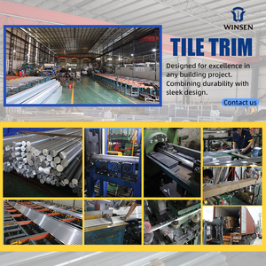 Embellecedor de azulejo de esquina de aluminio de Pakistán, perfil de embellecedor de azulejo de aluminio, tira de ribete de Metal, embellecedor de azulejo protector - Product Image 5