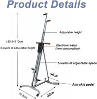 Appareil d'entraînement d'escalade, machine d'escalade, équipement de fitness d'intérieur, équipement sportif domestique, machine d'escalade de simulation portable