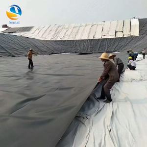 Geomembrana para Revestimiento de Estanques de Cenizas de Carbón, Tratamiento de Aguas Residuales de Plantas de Energía, Lámina Resistente a Ácidos y Álcalis de Alta Resistencia - Product Image 2