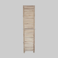 Cloison de séparation pliable en bois naturel à 3 panneaux pour salle à manger et salon