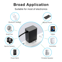 Vente flash - Chargeur USB-C 18W US JP EU UK AU UR Type C 5V 6V pour caméra sportive