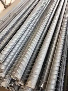 Hot Sale Astm A706 25mm Reinforced Hrb400 Steel Round Bar Iron Rebar 1/4inch Construction Concrete