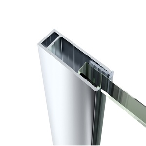 Cabine de douche coulissante en verre trempé avec cadre en <span class=keywords><strong>profil</strong></span>é aluminium personnalisé, best-seller en gros - Product Image 1