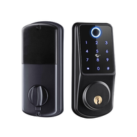 Serrure connectée biométrique numérique sans clé Ttlock Tuya App haute sécurité avec empreinte digitale et mot de passe pour la sécurité de la maison et du bureau