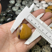 Cœurs en cristal naturel de 3 cm pour la guérison, pierres précieuses en forme de cœur pour cadeaux, vente en gros