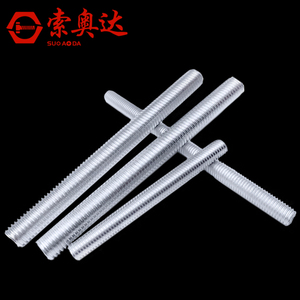 แกนเกลียวอะลูมิเนียม 6061 แบบเกลียวเต็มตัว M5 M6 M8 M10 M12 M14 M16 - Product Image 2