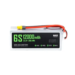 Batería de Litio de Estado Sólido para Drones de 6S 12Ah, Alta Densidad de Potencia y Peso Ligero - Product Image 3