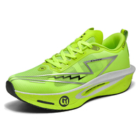 Chaussures de course et de marche en mesh pour hommes, noires et dorées, avec amorti, baskets de jogging, chaussures de sport athlétiques géométriques dorées pour femmes