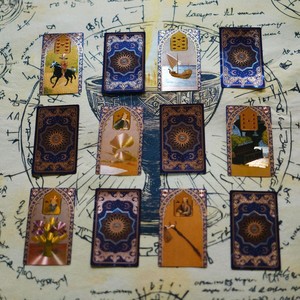 Cartes de tarot et cartes d'<span class=keywords><strong>oracle</strong></span> en plastique, 40 cartes, 12*7cm, jeu de table <span class=keywords><strong>Lenormand</strong></span>, étanche, en boîte - Product Image 4