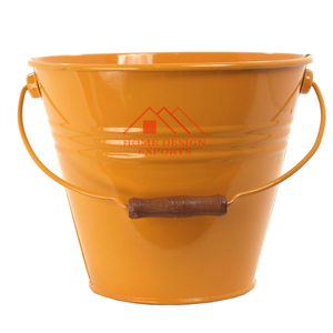 Seau en acier inoxydable plaqué or pour décoration intérieure et extérieure, nouvelle arrivée, qualité supérieure, seau rond pour salle de bain - Product Image 5