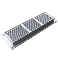 Grilles de ventilation et décoratives en métal pour climatisation au sol, type boîte à déchets OBD