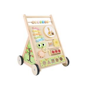 Cochecito de Madera Multifuncional para Bebés con Piano, Juguete Educativo Temprano, Anti-Vuelco, Marca Yunhe - Product Image 1