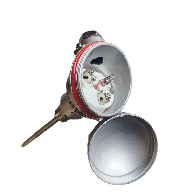 Penjualan laris detektor suhu resistensi RTD pemancar K tipe PT100 Sensor suhu termokopel