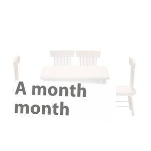 1:12 miniatura DIY bolsillo blanco Silla de seda de bambú traje mesa de madera modelo de juguete para decoración de casa de muñecas estilo restaurante - Product Image 6