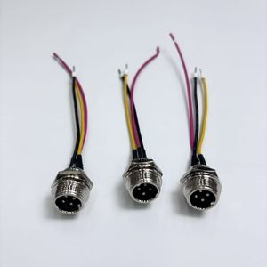 GX14 4P Mannelijke waterdichte luchtvaartstekker Draadkabelconnector Butt Joint Air Plug Elektrisch snoer - Product Image 4