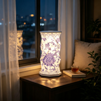 Lampe d'Ambiance LED Rechargeable en Gros avec Variateur Tactile, Lampe en Papier Pliable Durable, Accessoires de Voyage Portables