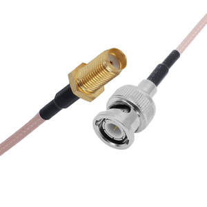 Laiton-Câble KY vers <span class=keywords><strong>BNC</strong></span>-J Câble adaptateur RF du processeur BRAX d'alimentation RG316 - Product Image 1