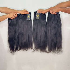 Proveedores de cabello virgen al por mayor: Extensiones de cabello indio virgen con cutícula alineada, paquetes de cabello camboyano 100% virgen. - Product Image 1