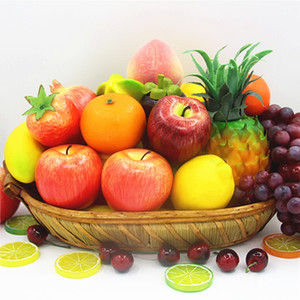 Faux <span class=keywords><strong>fruits</strong></span> <span class=keywords><strong>et</strong></span> <span class=keywords><strong>légumes</strong></span> artificiels simulés miniatures en plastique 8*8cm pour décoration de mariage <span class=keywords><strong>et</strong></span> d'exposition - Product Image 2