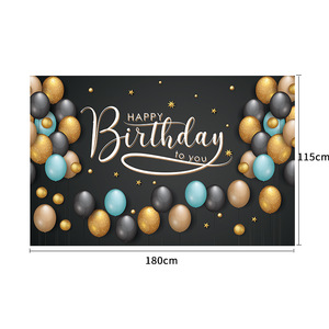 Bannière de fond de scène de fête de carnaval sur le thème de la fête, dernière tendance, pour la décoration de fête, en gros - Product Image 5