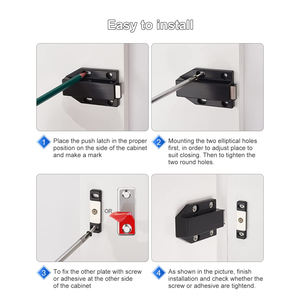 Al por mayor precios <span class=keywords><strong>baratos</strong></span> captura de la puerta magnética de plástico blanco - Product Image 4