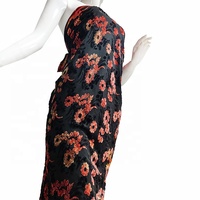 Hochwertiger Korea Velvet Fabric Flower Jacquard für Damen kleider Home Decor Polster taschen-Leicht gestrickt