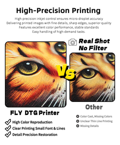 Impresora de Camisetas de Inyección de Tinta de Bajo Precio y Alta Demanda, <span class=keywords><strong>Calidad</strong></span> Fotográfica, Impresión Directa en Camisetas con Dos Cabezales CMYK Blanco - Product Image 2