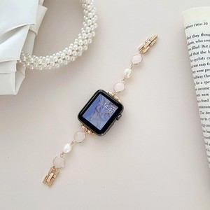 <span class=keywords><strong>Bracelet</strong></span> en métal avec perles de luxe pour <span class=keywords><strong>Apple</strong></span> <span class=keywords><strong>Watch</strong></span> 41 mm 45 mm 49 mm, <span class=keywords><strong>bracelet</strong></span> pour femme pour iWatch Series 9 <span class=keywords><strong>8</strong></span> 7 6 SE 5 4 3 - Product Image 3