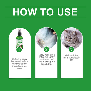 <span class=keywords><strong>Spray</strong></span> Répulsif <span class=keywords><strong>Anti</strong></span>-Puces et Tiques pour Animaux de Compagnie, Sûr pour Chats et Chiens, Doux et Efficace Contre les Puces, les Œufs, les Tiques et les Moustiques, <span class=keywords><strong>Spray</strong></span> de Toilettage pour Animaux - Product Image 5