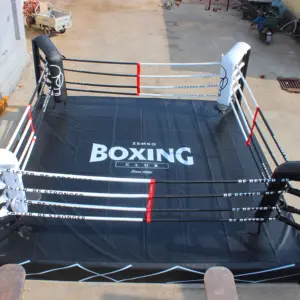 Peralatan Gym mainan gulat disesuaikan dengan Logo pelanggan tali cincin tinju