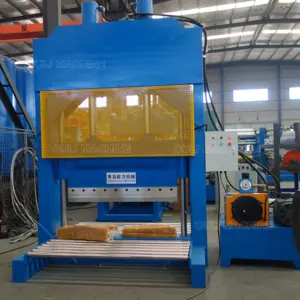 Machine de recyclage de pneus, découpeuse automatique de presse de tuyau en caoutchouc hydraulique, machines de traitement du caoutchouc