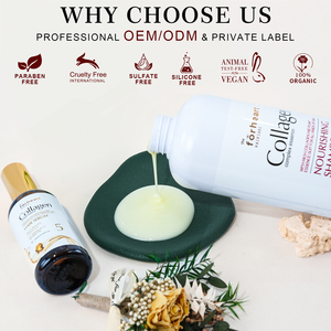 Ensemble de soins capillaires biologiques sans sulfate à marque privée : <span class=keywords><strong>Shampoing</strong></span> et après-<span class=keywords><strong>shampoing</strong></span> à la kératine, <span class=keywords><strong>Shampoing</strong></span> réparateur à la kératine - Product Image 2