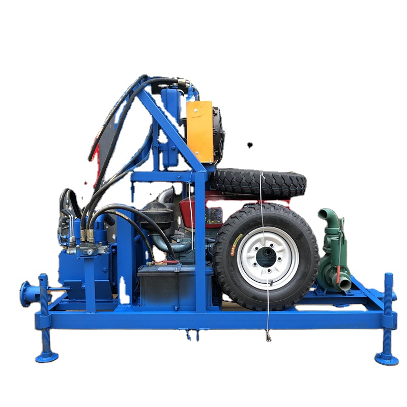 Малая буровая установка для бурения скважин на воду 200 м сверлильный станок цена