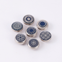 Boutons en métal plaqué or pour vêtements de soirée, alliage de zinc sans plomb, finition de luxe, parfaits pour la haute couture à Paris et à Dubaï