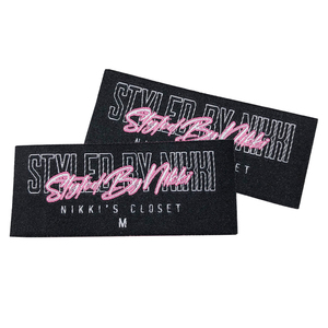 Nhãn mác quần áo dệt may ép nhiệt, in logo thương hiệu tùy chỉnh giá rẻ - Product Image 4