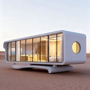บ้านสำเร็จรูปหรูหราแบบโมดูลาร์ แอปเปิ้ล แคบิน <span class=keywords><strong>ห้อง</strong></span>นั่งเล่นแบบคอนเทนเนอร์ บ้านแคปซูลอวกาศ บ้านเคลื่อนที่สำหรับตั้งแคมป์ แคปซูล<span class=keywords><strong>นอน</strong></span>สำหรับโรงแรม - Product Image 2