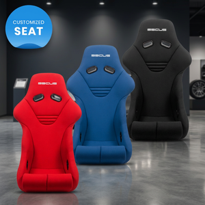 Asiento Deportivo Completo de Competición Ligero de Tela FRP Premium Monza 424 de SSCUS MONZA424-FABRIC, Estilo Deportivo Universal Modificado - Product Image 1