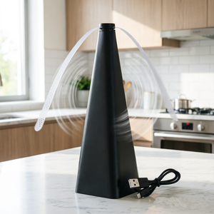 Ventilateur anti-mouches multifonctionnel CE RoHS, rechargeable par USB, pour dissuasion des insectes et répulsif anti-moustiques - Product Image 1