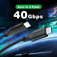 Câble USB 4.0 Type-C mâle vers mâle WISTAR de haute qualité, charge ultra-rapide 5A pour téléphone