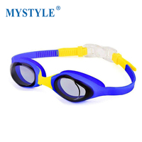 Lunettes de natation réglables anti-buée et étanches pour enfants, avec verres PC miroir, protection UV en silicone souple, idéales pour les fêtes à la piscine et l'entraînement