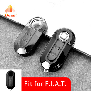 Étui de protection pour clé de voiture en TPU plastique DM, vente chaude, TPU transparent, bouton pour <span class=keywords><strong>Fiat</strong></span> <span class=keywords><strong>500</strong></span> Bravo, universel, multicolore, électroplaqué - Product Image 1