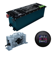 48v 150ah Li sur batterie avec chargeur et compteur Gague, kits de conversion de voiturette de golf avec B M S