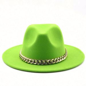 China Wholesaler Polyester Cotton Character Style Fedora Hats with Gold Chain for Unisex Party & Fishing Affordable - Product Image 4