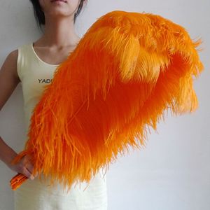 Plumes d'autruche brunes de qualité supérieure, naturelles, de 75-80 cm, pour artisanat DIY, mariages économiques et fournitures de fête - Product Image 4