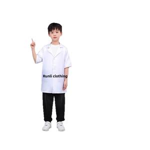 Blouse blanche pour enfants, uniforme d'infirmière, robe de chirurgien, vêtements de travail pour tout-petits, pour expériences scientifiques et jeux de rô<span class=keywords><strong>le</strong></span> - Product Image 5