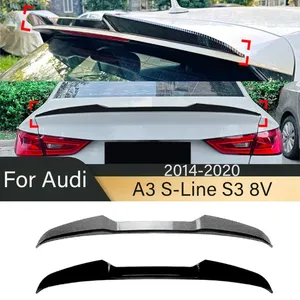 ฝาครอบสปอยเลอร์หลัง StarNav สำหรับ A3 S-Line S3 8V 2014-2016 แฮทช์แบค/ซีดาน รุ่นปรับโฉม สปอยเลอร์หลังคาท้ายรถ ชุดแต่งปีกหลัง - Product Image 4
