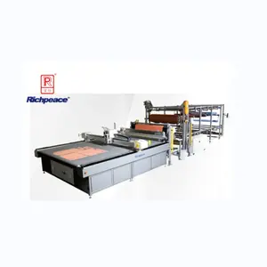 Richpeace Fabric Cutting Machine with Fabric Rolls Storage System