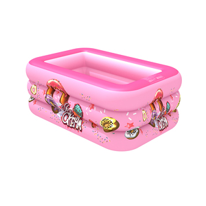 Piscine gonflable pour enfants de petite taille 120 cm avec toboggan aquatique pour usage extérieur, vente en gros, piscine portable - Product Image 5